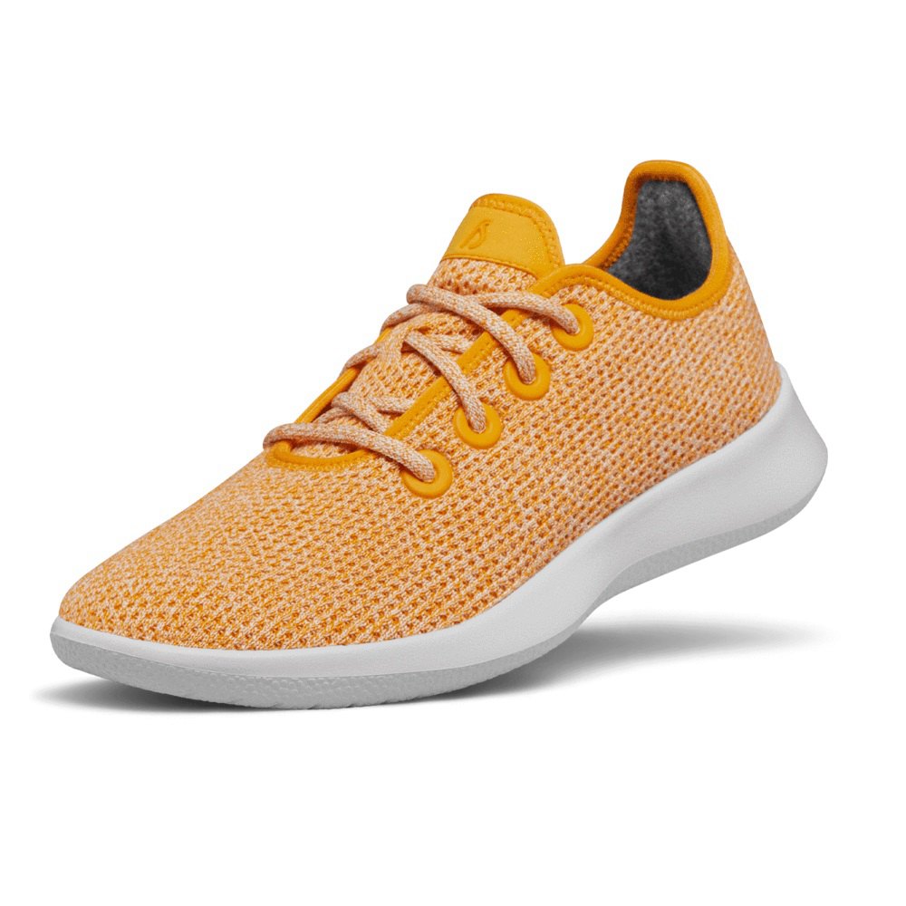 Allbirds Men's Sneakers Yellow - Tree Runners - 03126WSKJ